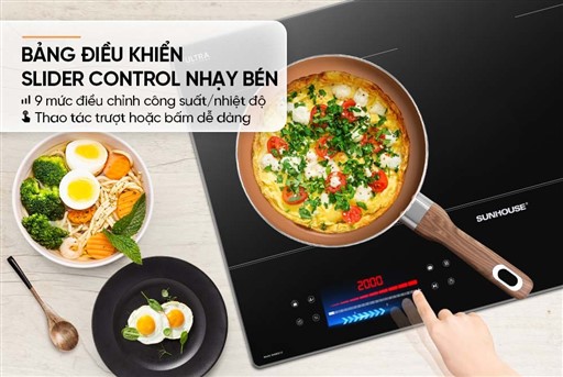 Bếp đôi điện từ Sunhouse SHB82012 – ảnh 7
