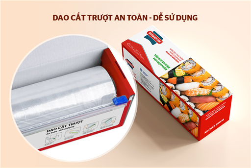 Màng bọc thực phẩm horeca Sunhouse KS-WR45250H – ảnh 2