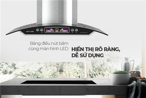 Máy hút mùi kính cong happy time HTB6709-70DT – ảnh 2