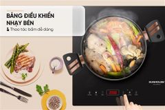 Bếp đôi điện từ Sunhouse SHB9606-GT ảnh 8