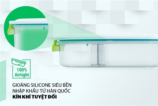 Hộp bảo quản thực phẩm thông minh biozone 650ML KB-SM650S2 – ảnh 4