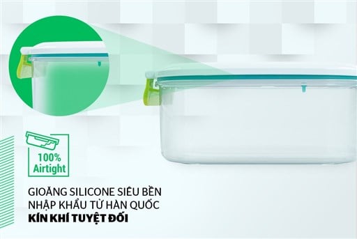 Hộp bảo quản thực phẩm thông minh biozone 900ML KB-SM900S1 – ảnh 4
