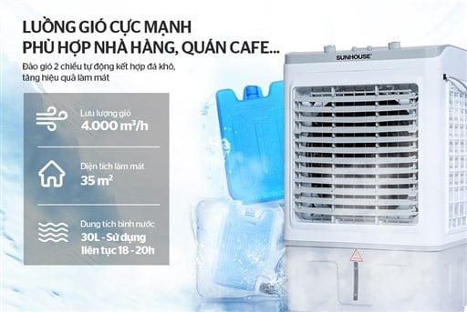 Máy làm mát không khí Sunhouse SHD7734 – ảnh 4