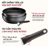  Bộ nồi chảo cán rời 3 món Tefal Ingenio Daily Chef L7619022 