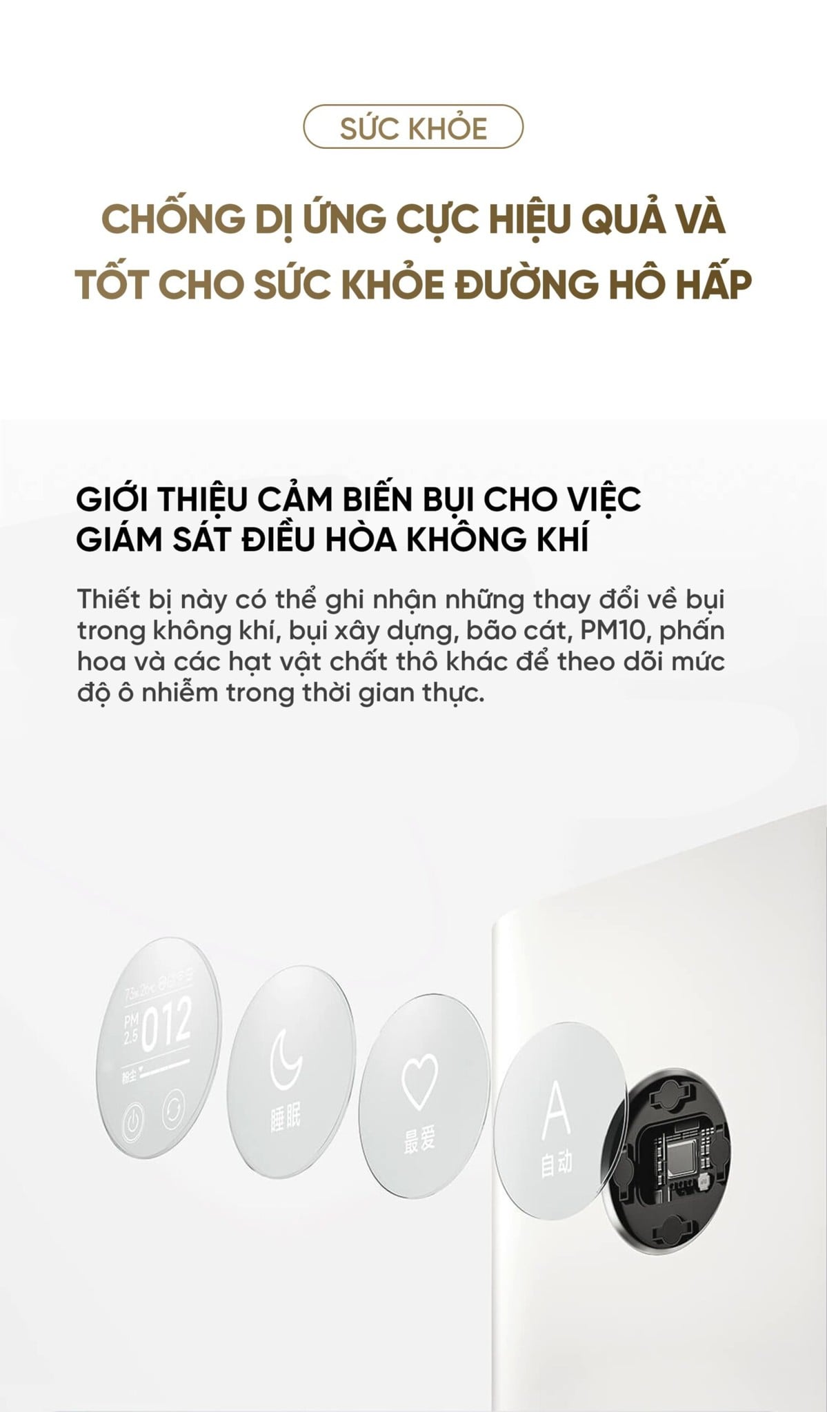 Máy lọc không khí Xiaomi Mijia 5 máy lọc không khí diện tích 50m² – ảnh 4