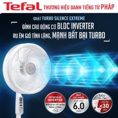 Quạt đứng Tefal Turbo Silence Extreme VH699690 - Trắng ảnh 1