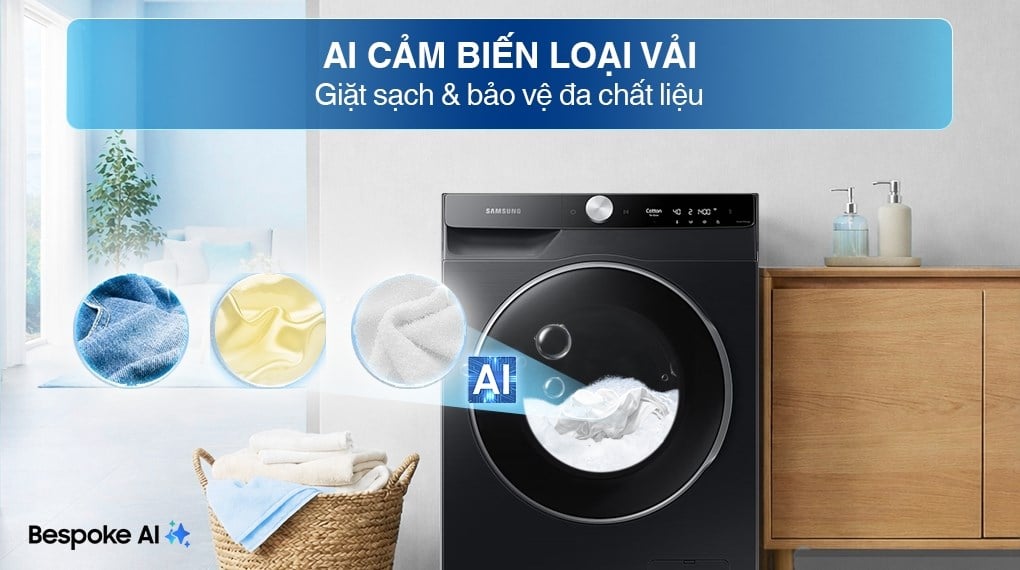 Máy giặt Samsung AI EcoBubble Inverter 10 kg WW10DG6U34LBSV – ảnh 4
