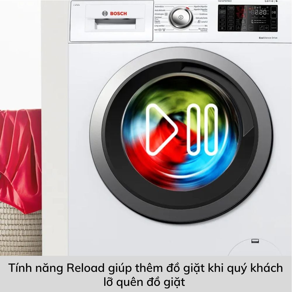 Máy giặt Bosch WAV28K43 Cửa Trước Series 8 9kg – ảnh 1