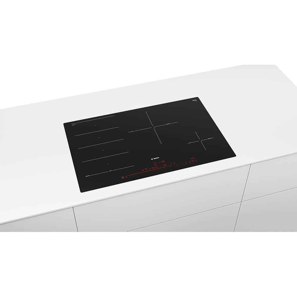 Vùng nấu linh hoạt rộng – Bếp từ Bosch PXE801DC1E Không Giới Hạn Vùng Nấu