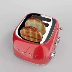 Máy Nướng Bánh Mỳ Smeg TSF03RDEU Red ảnh 4