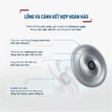  Quạt sàn Tefal TB Silence Plus VH686790 - Xám Cánh Trắng 