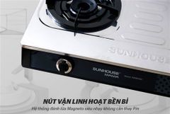 Bếp gas dương mặt inox Sunhouse Mama MMB0981 ảnh 5