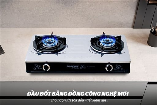Bếp gas dương mặt inox Sunhouse Mama MMB0986 – ảnh 5