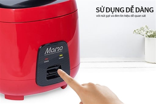 Nồi cơm điện 1.8L Sunhouse Mama SHD8652 đỏ – ảnh 5