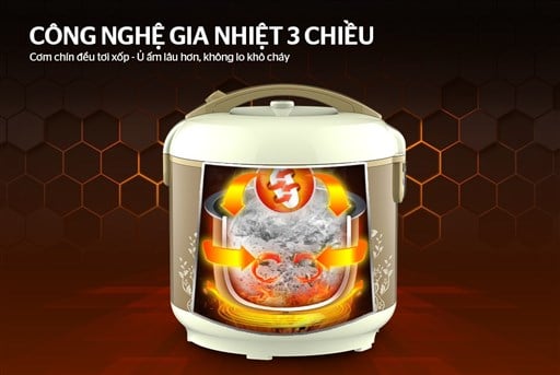 Nồi cơm điện 1.8L Sunhouse SHD8616 – ảnh 5