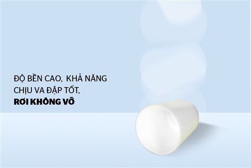 Cốc cách nhiệt 2 lớp biozone KB-CU310PW màu trắng – ảnh 4