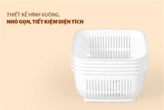 Bộ 5 rổ đựng thực phẩm biozone 16CM KB-BA5B01W ảnh 4