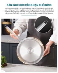 Chảo inox đa lớp Sunhouse IN24M6E ảnh 8