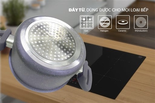 Nồi vân đá đáy từ Sunhouse SHG2016MMC – ảnh 4