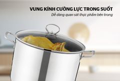 Nồi luộc gà inox 3 đáy Sunhouse SH28LG ảnh 8