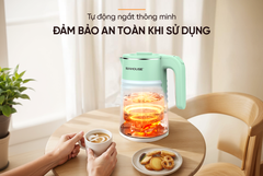 Ấm siêu tốc inox 2 lớp 1.8L Sunhouse SHD1357 ảnh 5