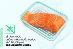Hộp bảo quản thực phẩm ngăn đông biozone 600ML KB-FR600S ảnh 4