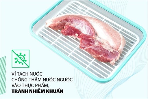 Hộp bảo quản thực phẩm ngăn đông biozone 1800ML KB-FR1800S – ảnh 4