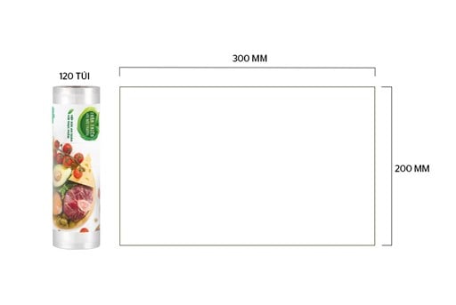 Túi đựng thực phẩm phân hủy sinh học Sunhouse KS-FO2030B – ảnh 4