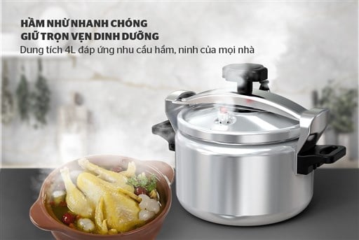 Nồi áp suất nhôm Sunhouse SHG9900-04 – ảnh 6