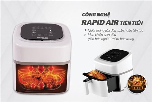 Nồi chiên không dầu 4.5L Sunhouse Mama SHD4086W – ảnh 6