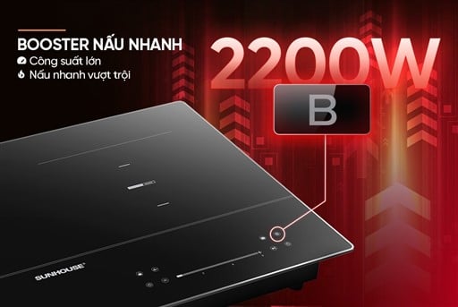 Bếp đôi điện từ Sunhouse SHB82012 – ảnh 8