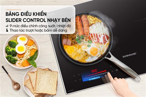 Bếp đôi điện từ Sunhouse SHB-566HL – ảnh 8