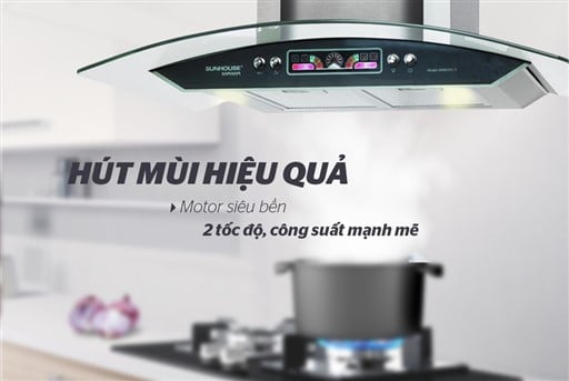Máy hút mùi kính cong Sunhouse Mama MM6707-70 – ảnh 5