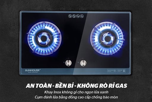 Bếp gas âm kính Sunhouse SHB5548MT – ảnh 5