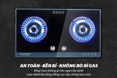 Bếp gas âm kính Sunhouse SHB5548MT ảnh 5