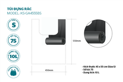 Túi đựng rác phân hủy sinh học Sunhouse KS-GA4555BS ảnh 3