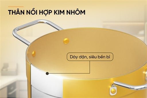 Bộ nồi anod đáy từ Sunhouse eco SHG6634M – ảnh 7