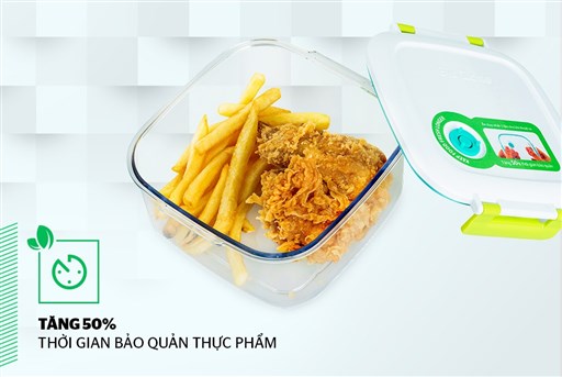 Hộp bảo quản thực phẩm thông minh biozone 600ML KB-SM600S1 – ảnh 5