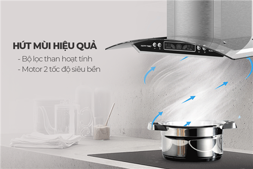 Máy hút mùi kính cong happy time HTB6709-70DT – ảnh 3
