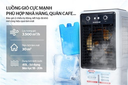Máy làm mát không khí Sunhouse SHD7750 – ảnh 5