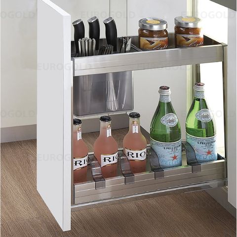 Giá dao thớt hộp Eurogold EU1025 - Inox 201, 25cm
