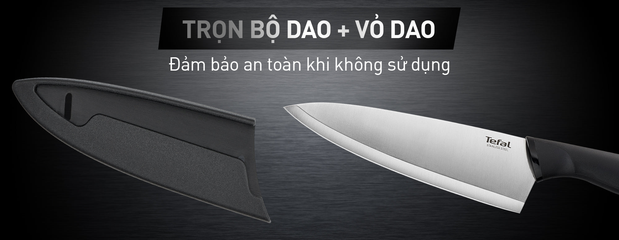 Dao làm bếp Tefal Comfort K2213204 - 20cm – ảnh 4