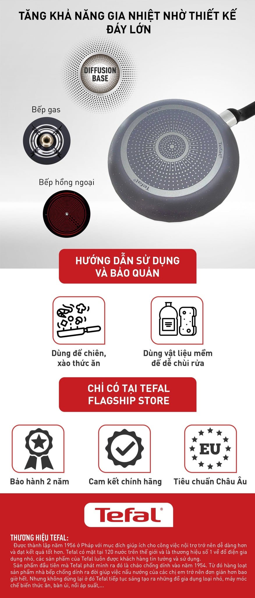 Chảo chiên Tefal Natura 20cm/24cm/28cm B2260695 B2260495 B2260295 – ảnh 4
