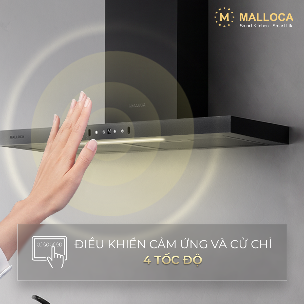 Máy hút mùi áp tường Malloca MH7035TS – ảnh 6