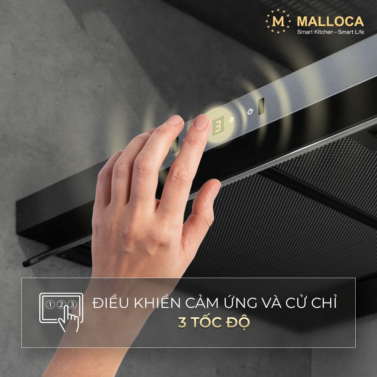 Máy hút mùi classic 90cm Malloca MH9014B – ảnh 6