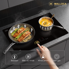 Bếp từ 2 vùng nấu 73cm Malloca MIH732ECO ảnh 6