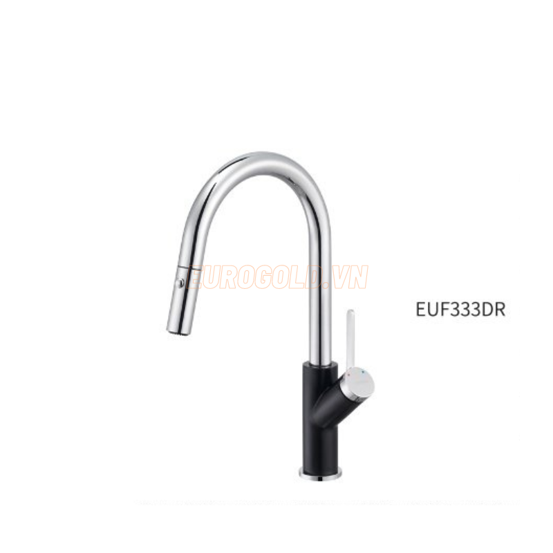 Vòi rửa bát dây rút Eurogold EVF333DR