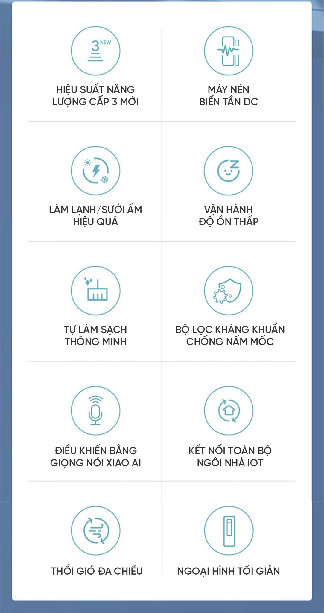 Điều hòa cây Xiaomi Mijia KFR-51LW/N1A3 3HP 2 chiều – ảnh 3