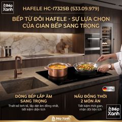 Bếp Từ Đôi Hafele HC-I7325B (533.09.979) Nhập Khẩu Đức - Công Suất Lớn, Nấu Nhanh, Tự Động Tắt An Toàn ảnh 8