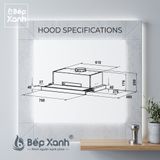  Máy Hút Mùi Âm Tủ 70cm Hafele HH-TT70A 533.86.817 